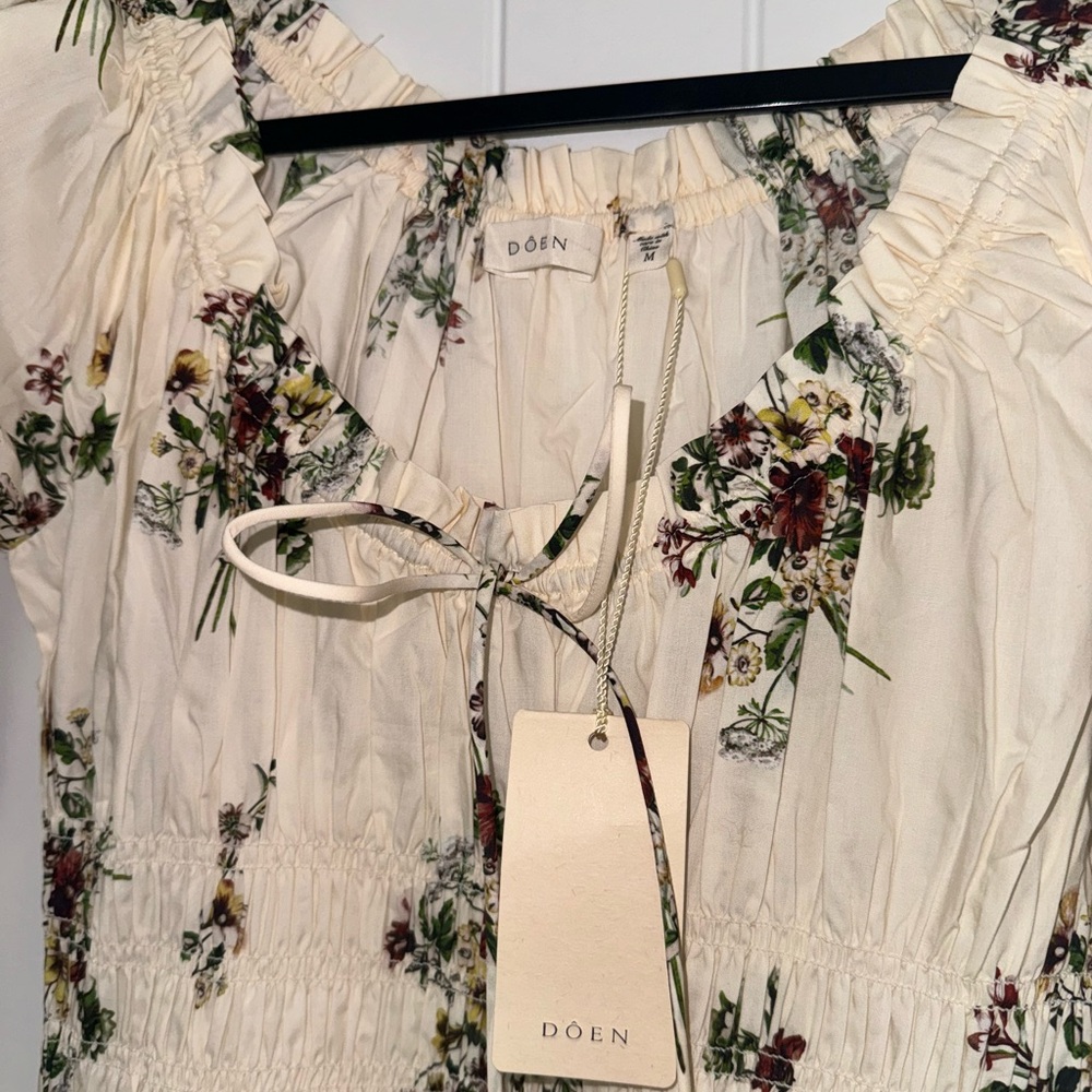 Doen Cream Floral Maxi Dress - Picture 6 of 9